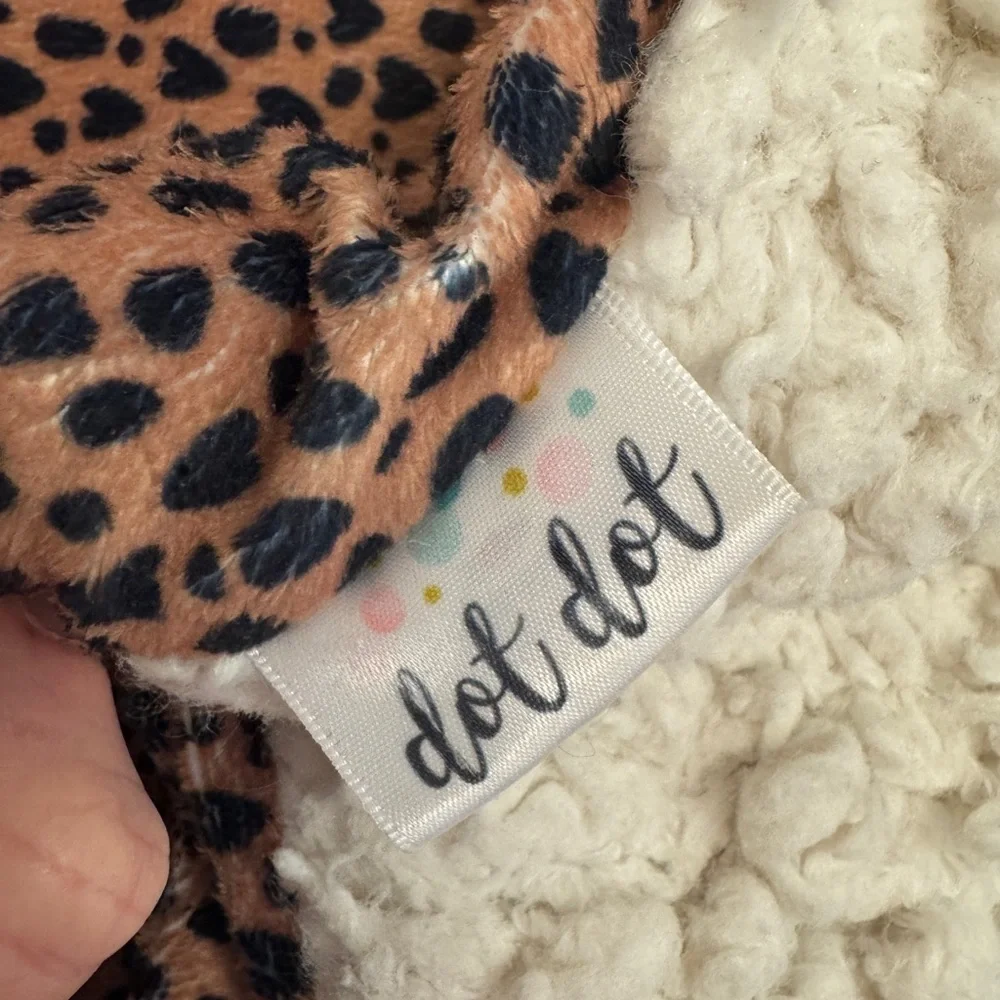 Reversible Leopard Print Sherpa Blanket